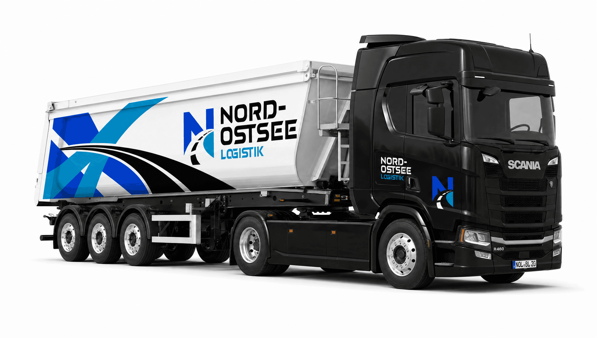 Transporte mit Muldenkipper